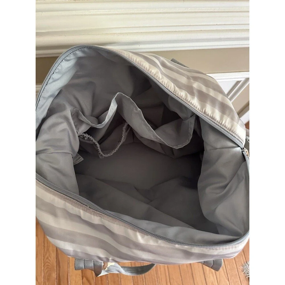 SKIP HOP Riverside Ultra Light Diaper Bag Satchel Oyster Stripe